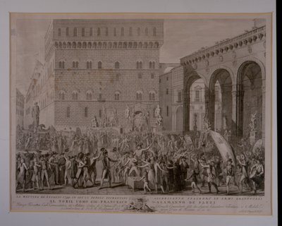 The Morning of the 3rd of June 1799 when the Florentine People Celebrated the Raising of the Grand Ducal Arms by Carlo Lasinio